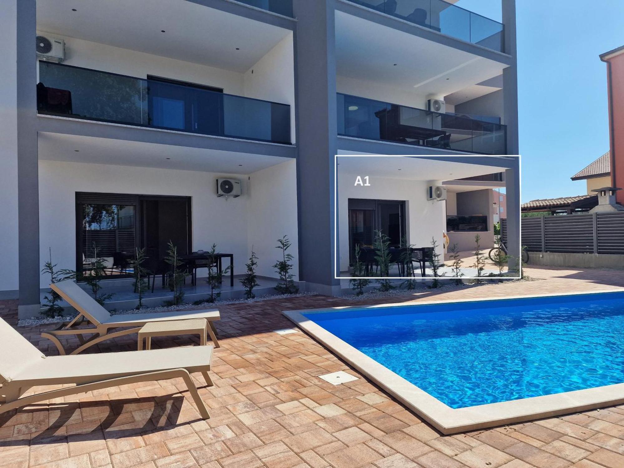 Apartments Okit Vodice Eksteriør billede